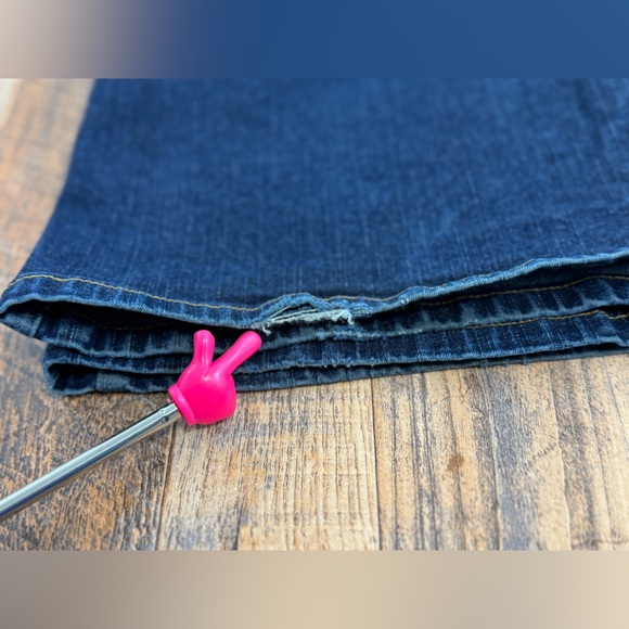 Baby Phat Women’s Vintage Denim Boot Cut Jeans, Embroidered Cat Logo, Size 14 - Picture 16 of 16